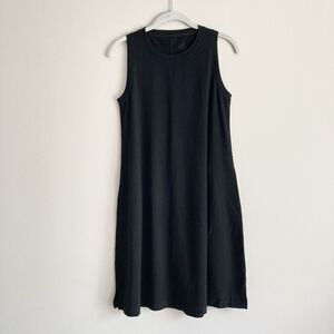 Woolx Womens Clara Dress Merino Wool Size Small Black Casual Travel Pockets